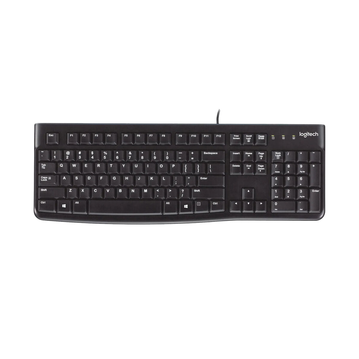 Keyboard Logitech 920-002488 Black Spanish Qwerty AZERTY