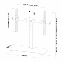 TV Mount Neomounts Q610670 60" 40 kg