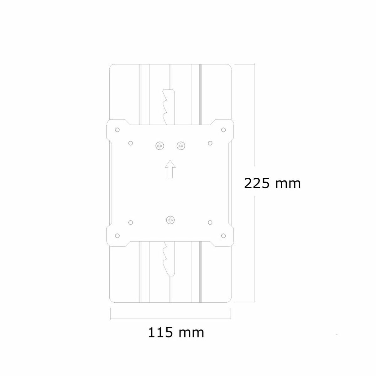 Adjustable support Neomounts FPMA-LIFT100