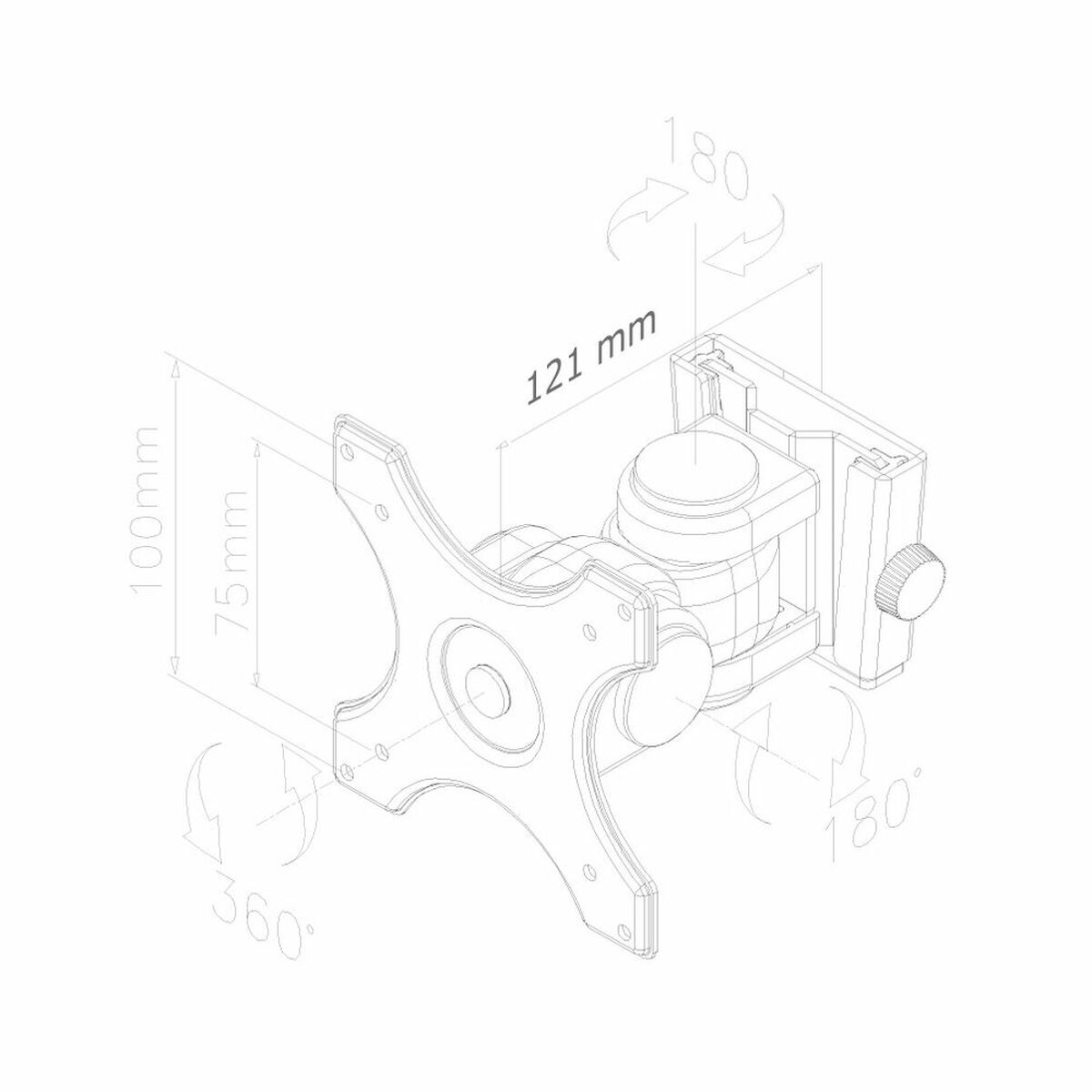 TV Mount Neomounts FPMA-W250BLACK