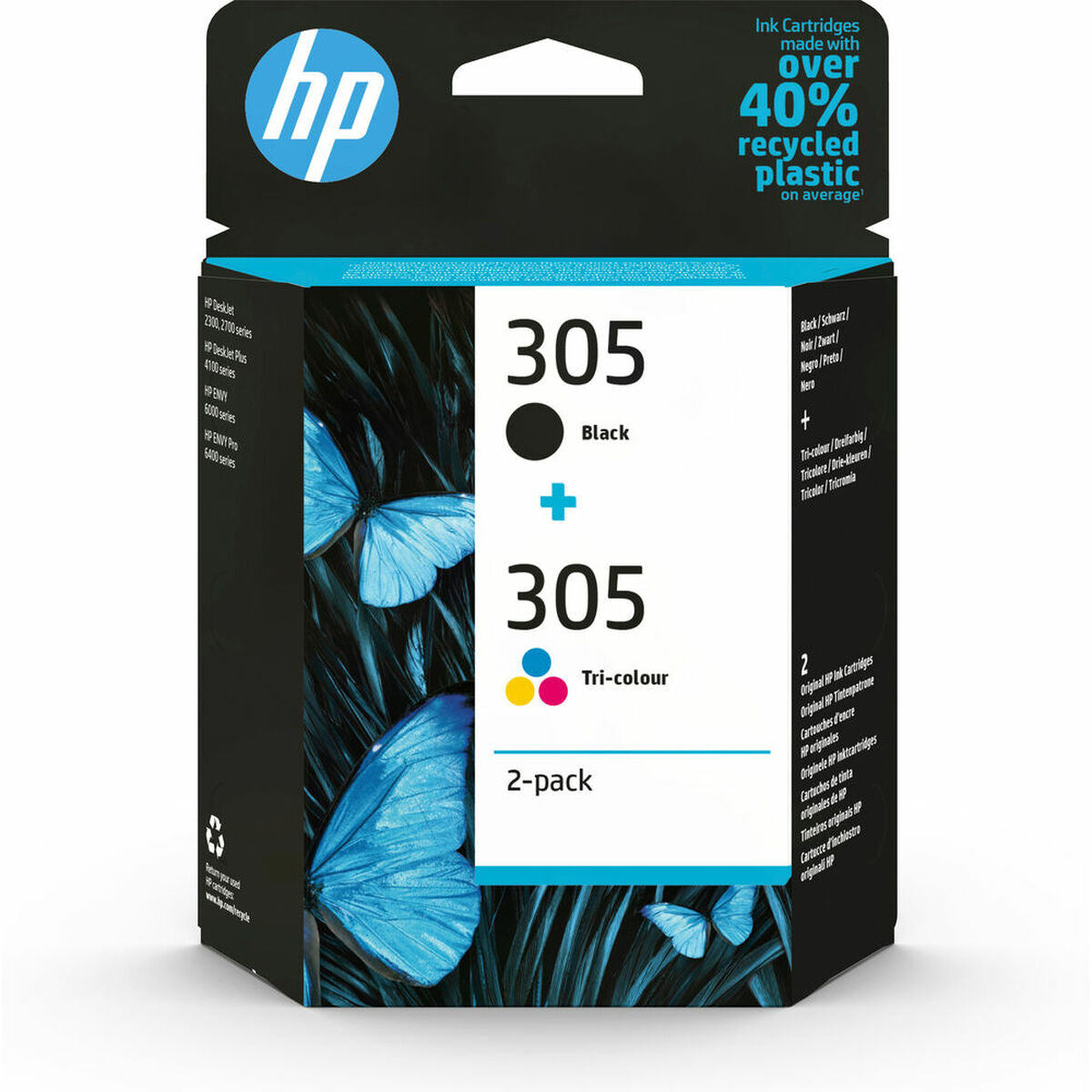 Original Ink Cartridge HP 6ZD17AE#301 Black Tricolour