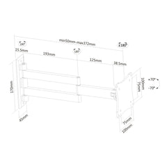 TV Mount Neomounts FPMA-W830 10" 27" 12 kg