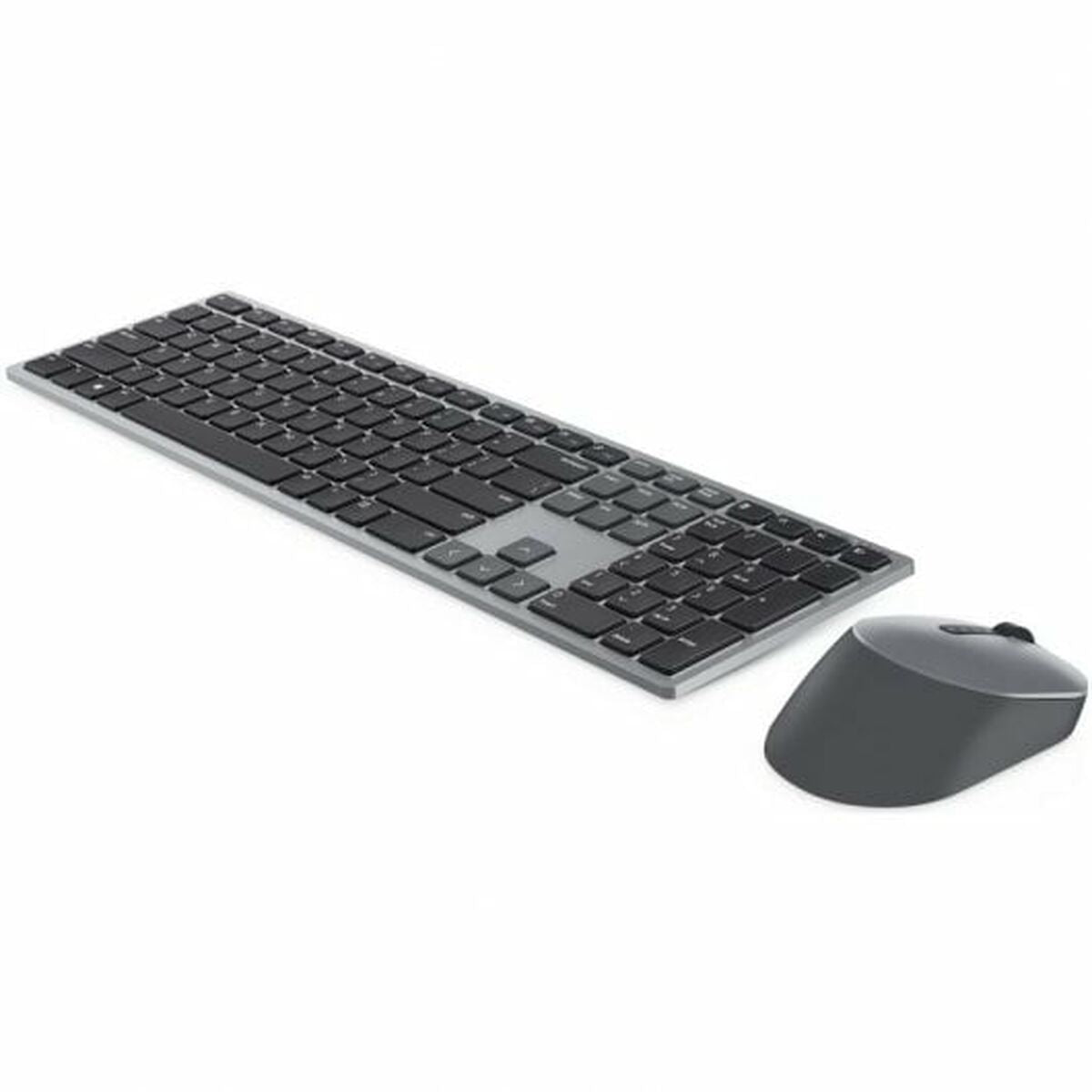 Keyboard and Wireless Mouse Dell Grey Spanish Qwerty