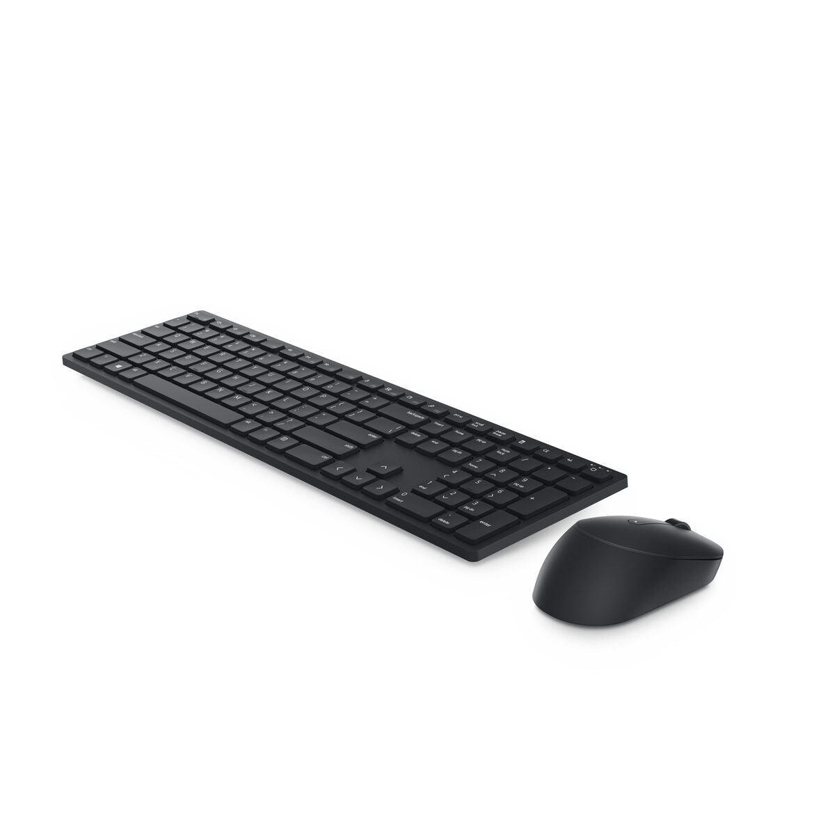 Keyboard and Mouse Dell KM5221WBKB-SPN Black Spanish Qwerty