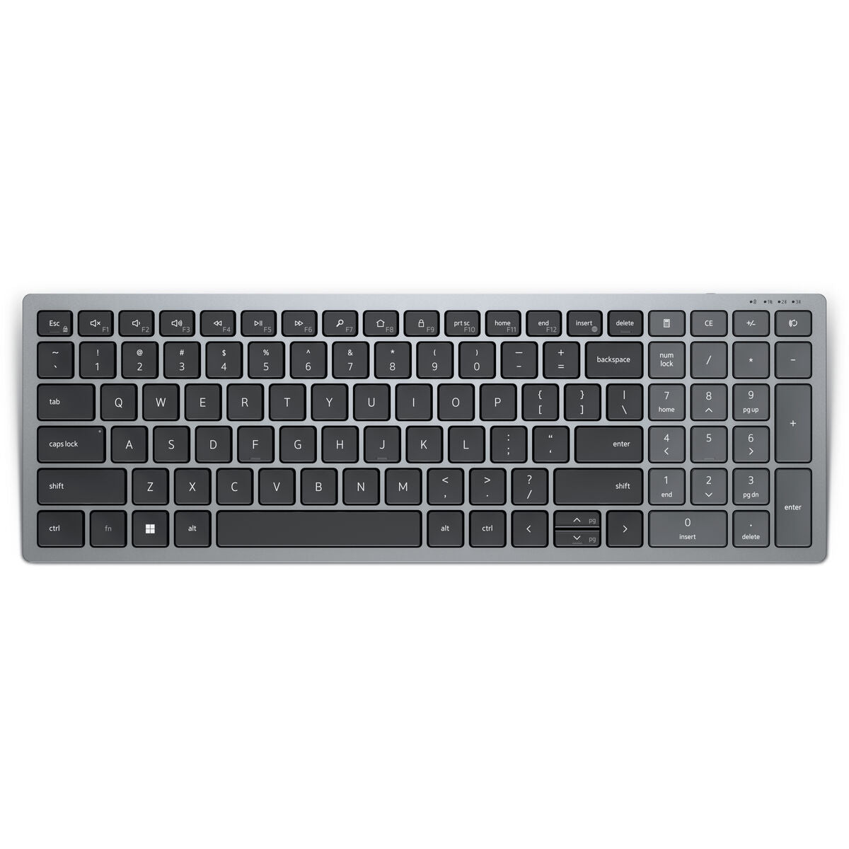 Wireless Keyboard Dell KB740 Black Grey English QWERTY