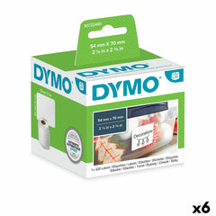 Printer Labels Dymo S0722440 54 x 70 mm LabelWriter™ White (6 Units)