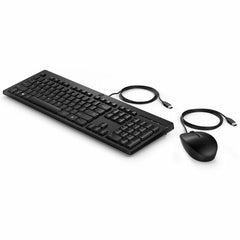 Keyboard and Mouse HP 286J4AA Black Spanish Qwerty