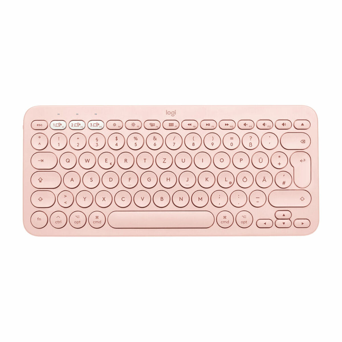 Keyboard Logitech 920-010400 Pink Spanish Qwerty