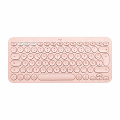 Keyboard Logitech 920-010400 Pink Spanish Qwerty