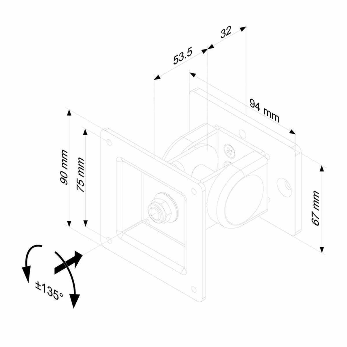 TV Mount Neomounts FPMA-DTBW100