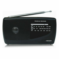 Radio AM/FM Haeger PR-TRI.002A Black