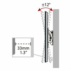 TV Mount Haeger WB-T27.020A 13" - 27"