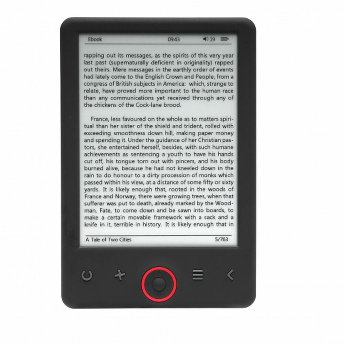 EBook Denver Electronics EBO-635L 4GB Black 6"