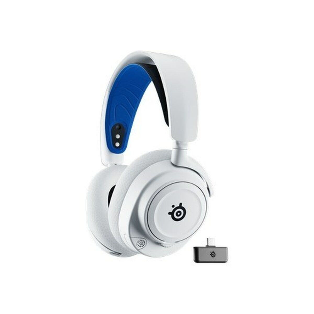 Headphones with Microphone SteelSeries Arctis Nova 7P White