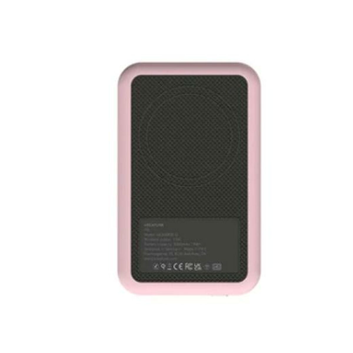 Power Bank with Wireless Charger Kreafunk Pink 5000 mAh