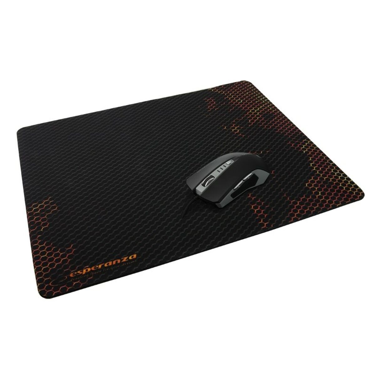 Mouse Mat Esperanza EA146R Black Red