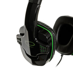 Headphones with Microphone Esperanza EGH310G Black Green