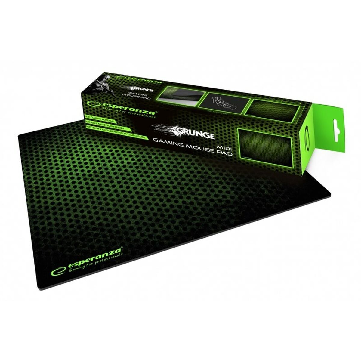 Non-slip Mat Esperanza EGP102G White Black Green Black/Green Printed