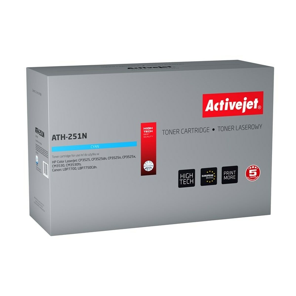 Compatible Toner Activejet ATH-251N Cyan