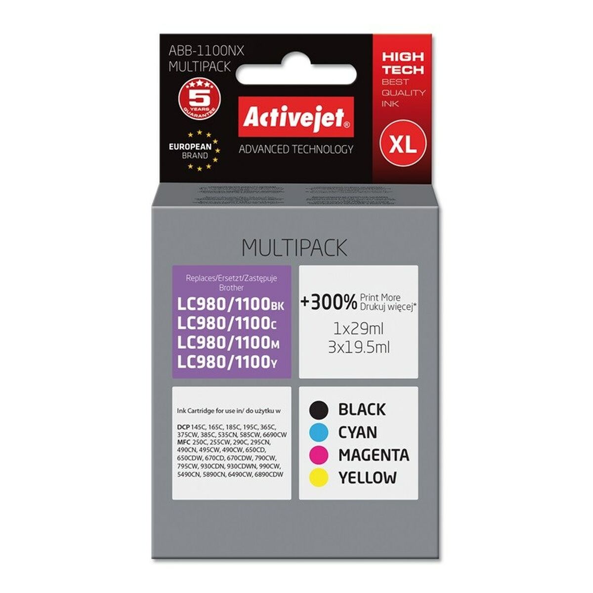 Original Ink Cartridge Activejet ABB-1100NX 3