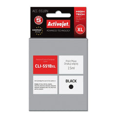 Original Ink Cartridge Activejet ACC-551BN Black