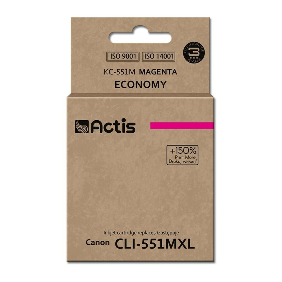 Compatible Ink Cartridge Actis KC-551M Magenta