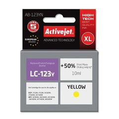 Original Ink Cartridge Activejet AB-123YN Yellow