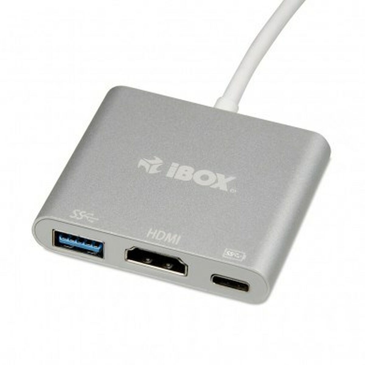 USB Hub Ibox IUH3CFT1 White Silver