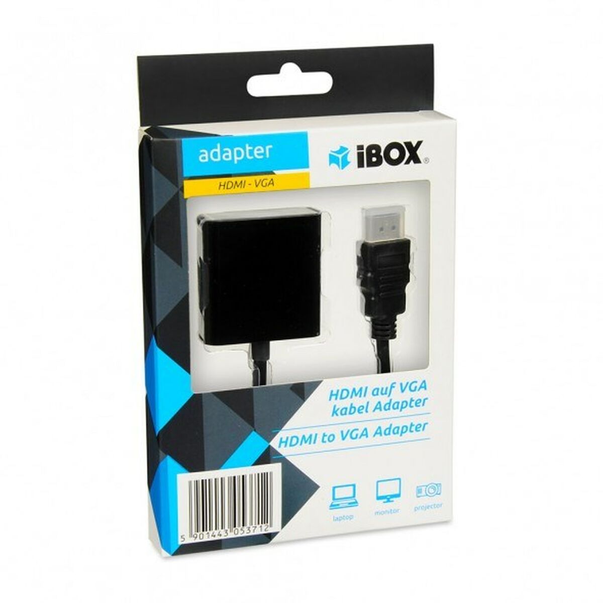 HDMI to VGA Adapter Ibox IAHV01 Black