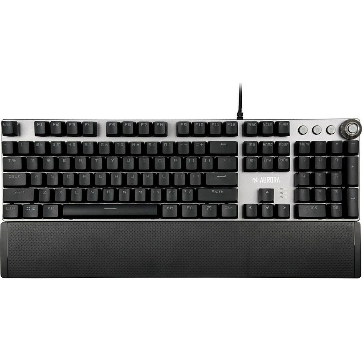 Keyboard Ibox AURORA K-3 Black/Silver Silver QWERTY