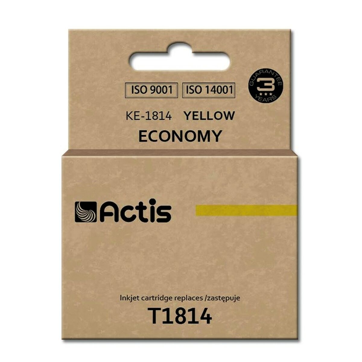 Original Ink Cartridge Actis KE-1814 Yellow