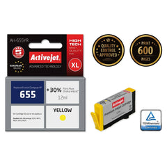 Original Ink Cartridge Activejet AH-655YR Yellow