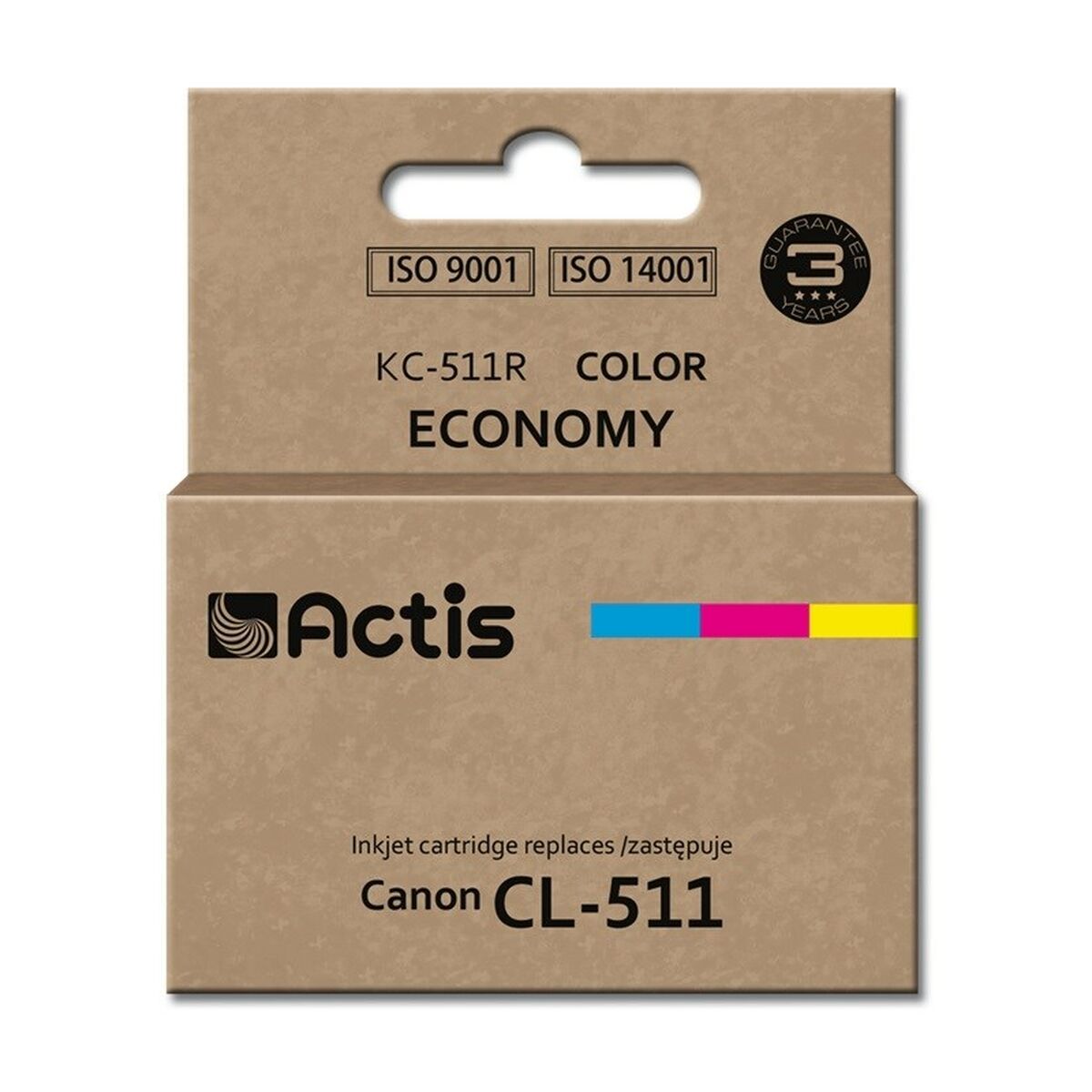 Original Ink Cartridge Actis KC-511R Cyan/Magenta/Yellow