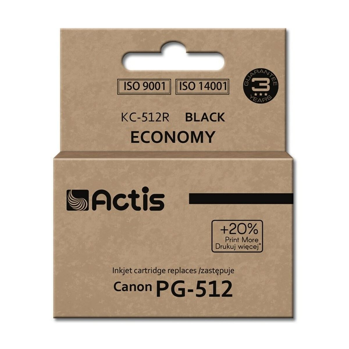 Original Ink Cartridge Actis KC-512R Black