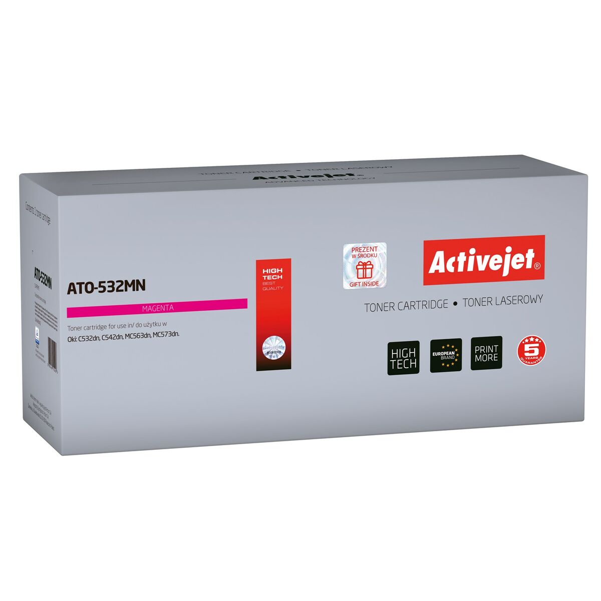 Original Toner Activejet ATO-532MN Magenta (1 Unit)