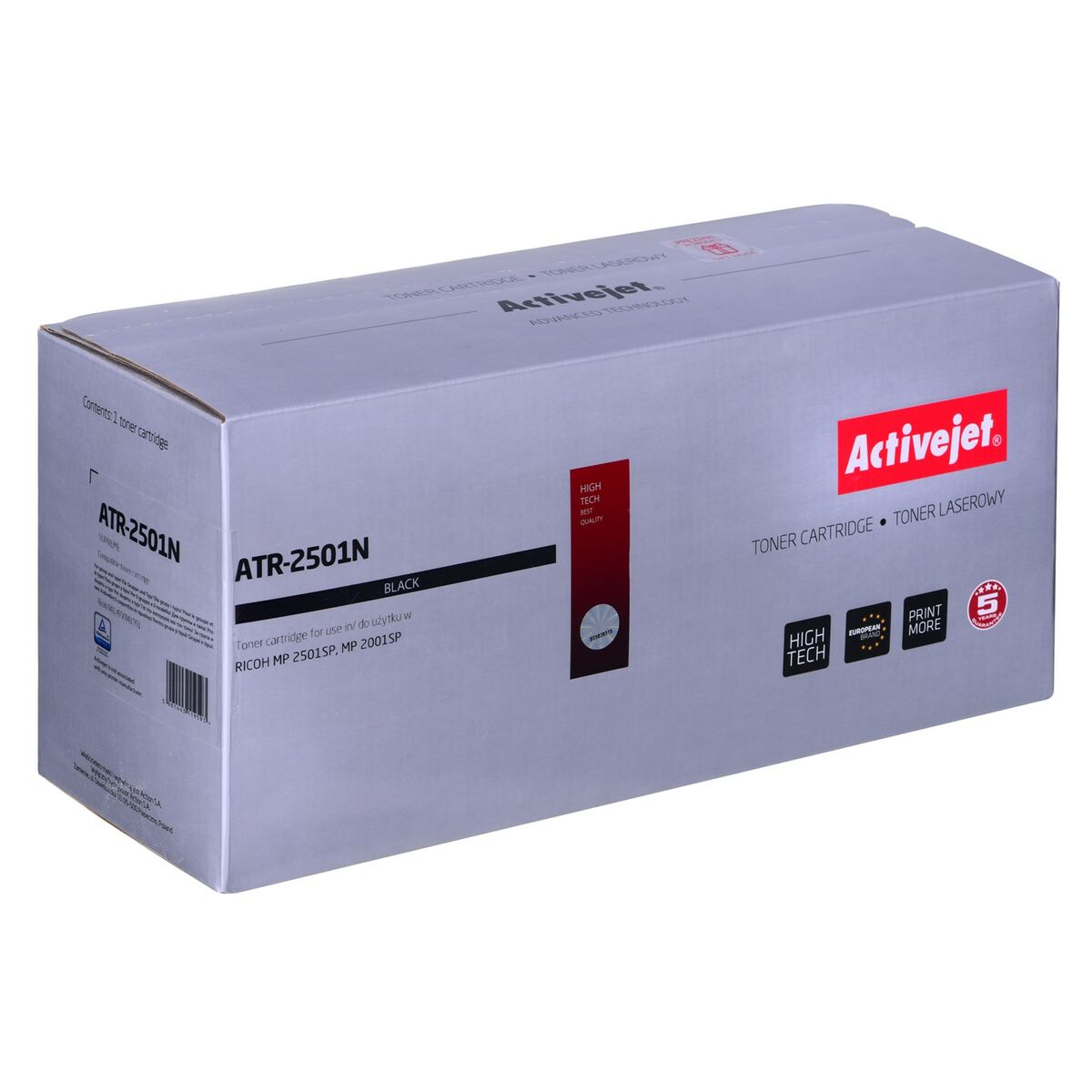 Compatible Toner Activejet ATR-2501N                       Black