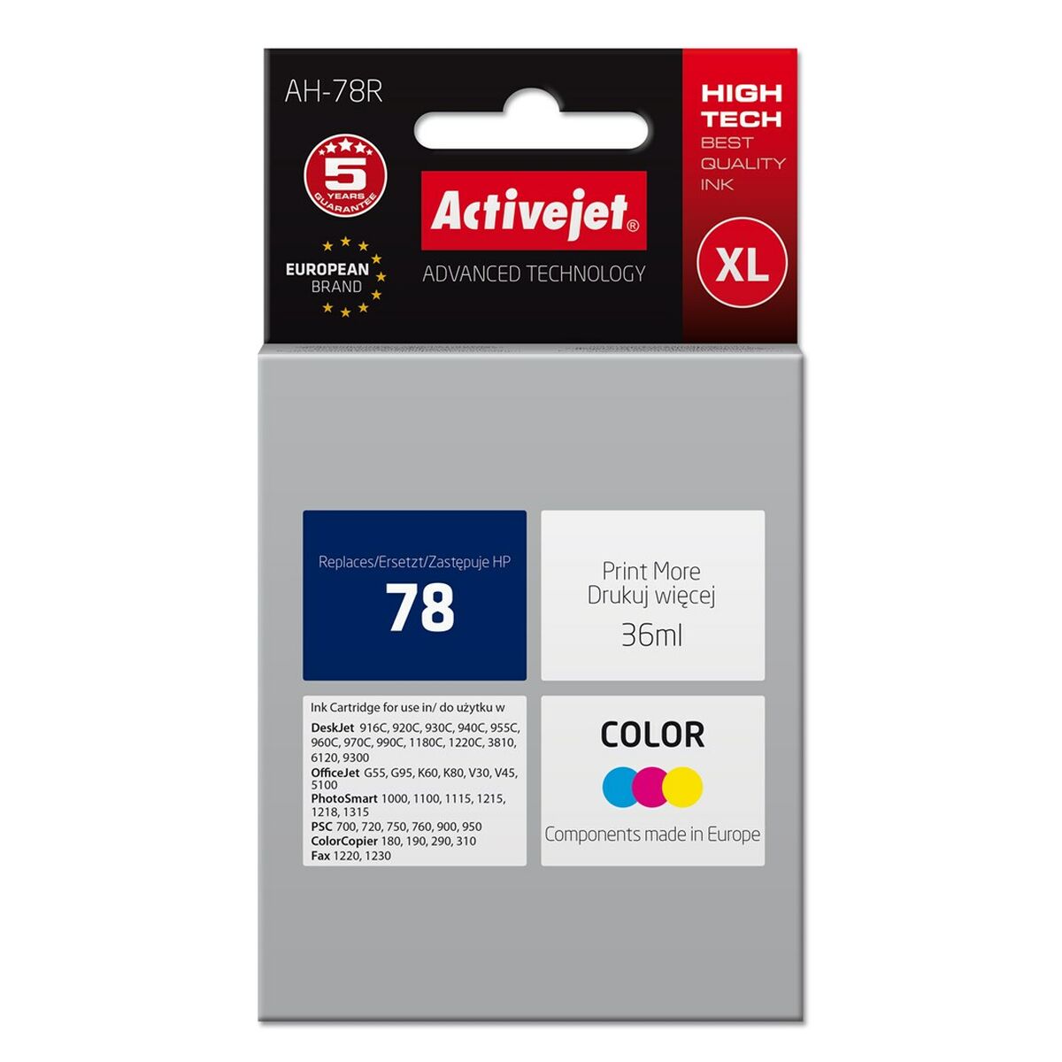 Original Ink Cartridge Activejet HP 78 C6578D