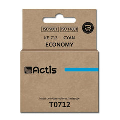 Original Ink Cartridge Actis KE-712 Cyan