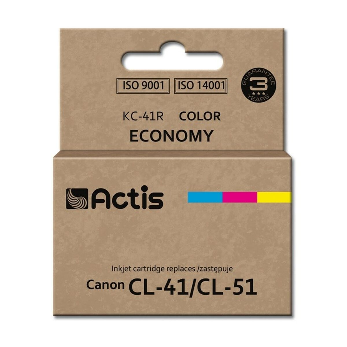 Original Ink Cartridge Actis KC-41R Cyan/Magenta/Yellow