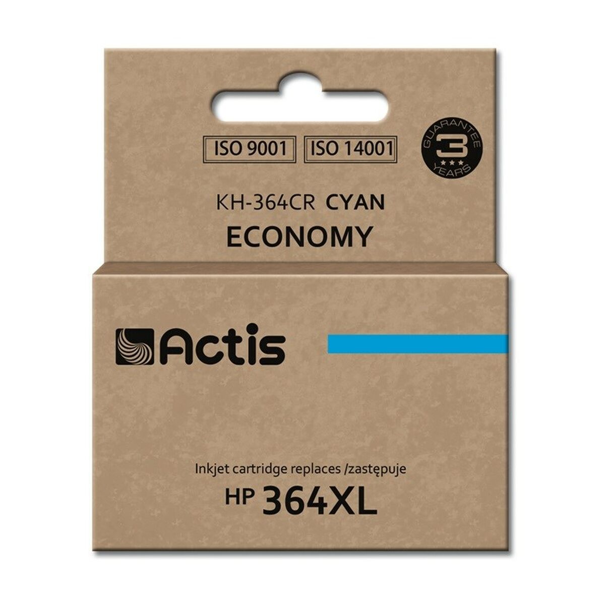 Original Ink Cartridge Actis KH-364CR Blue Cyan