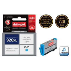 Original Ink Cartridge Activejet AH-920CCX Cyan