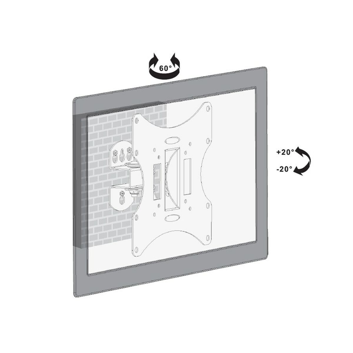 Screen Table Support MacLean MC-501B 23" 42"