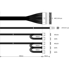 Power supply Akyga AK-B1-450 450 W RoHS CE FCC REACH ATX