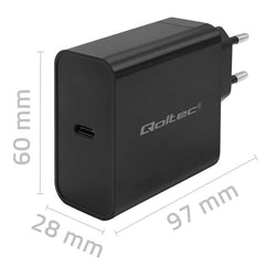 Wall Charger Qoltec 52379 Black 65 W (1 Unit)