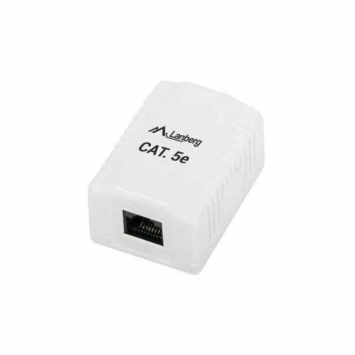 Category 5 UTP RJ45 Connector Lanberg OU5-0001-W White