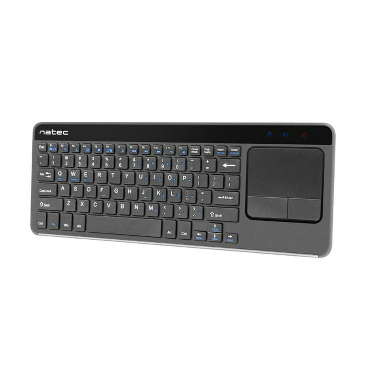 Keyboard Natec NKL-0968 Black Grey Black/Silver English EEUU QWERTY