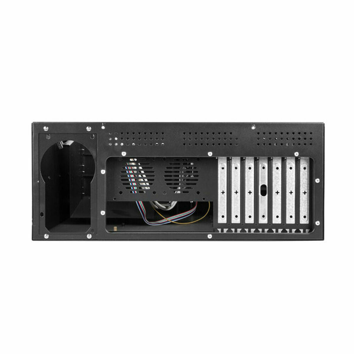 ATX Box Lanberg SC01-4504-08B Black 4U Rack