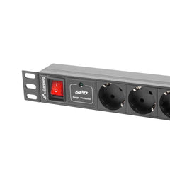 Power Socket - 7 Sockets with Switch Lanberg PDU-07F-0200-IEC-BK 2500 W 220-250 V 10 A