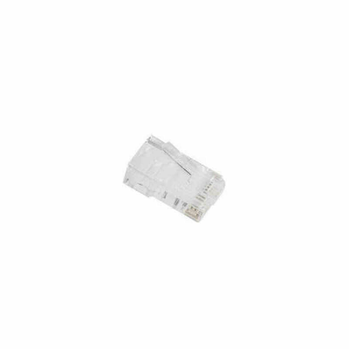 8P8C LAN CAT6 Connector Lanberg PLU-5000 Red Transparent 100 Units