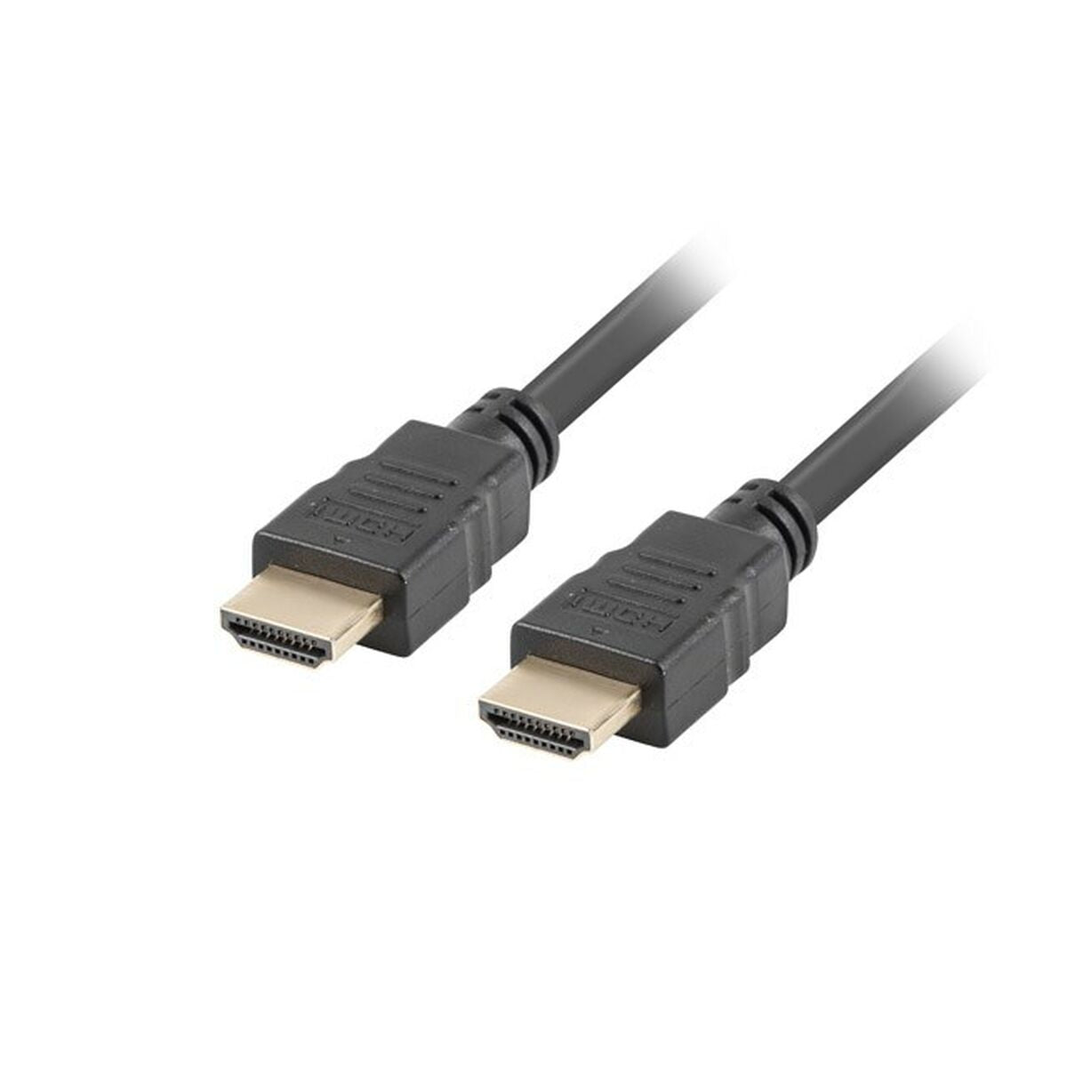 HDMI Cable Lanberg CA-HDMI-11CC-0010-BK Black 1 m 4K Ultra HD Male Plug/Male Plug